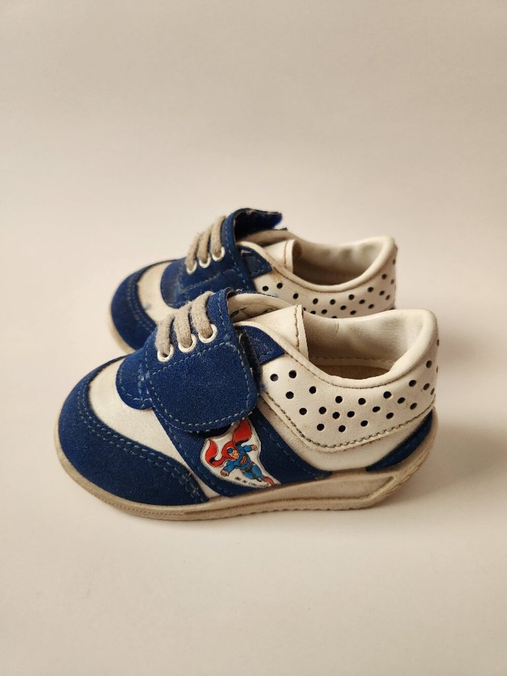 Vintage 80s DC Comics Superman Toddler Sneakers